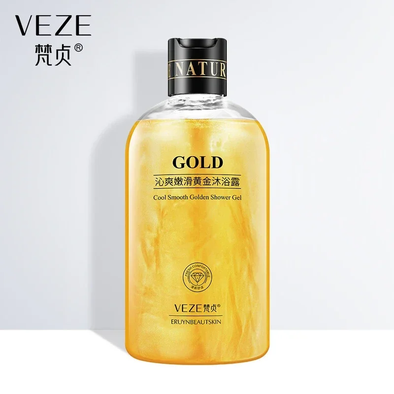 

24K Gold Bath Moisturizing Bath Milk Bath Dew Gentle Clean Exquisite Foam جل أاستحمام