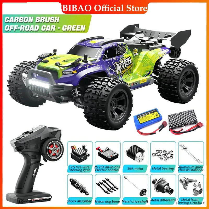 

WLtoys 1:18 SCY 18101 40KM/H 4WD RC Car With LED Remote Control Cars High Speed Drift Monster Truck for Kids VS 144001 Toys