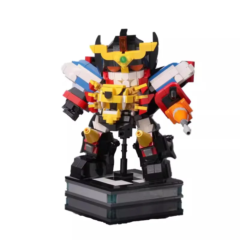 

Ideas Classic Japan Anime Robot Figures Geong Kaizouku Sentai Gokaiger GAOGAIGAR Turbo Super Robot Building Blocks Kid Toys Gift