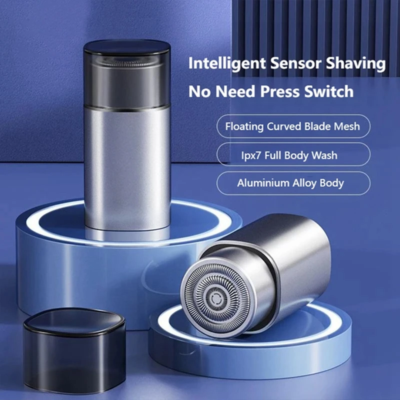 الرجال ماكينة حلاقة كهربائية صغيرة للسفر USB شحن الحلاقة الوجه اللحية ماكينة حلاقة قابل للغسل سكين الوجه اللحية للسيارة المنزل ماكينة حلاقة صديقة للبيئة