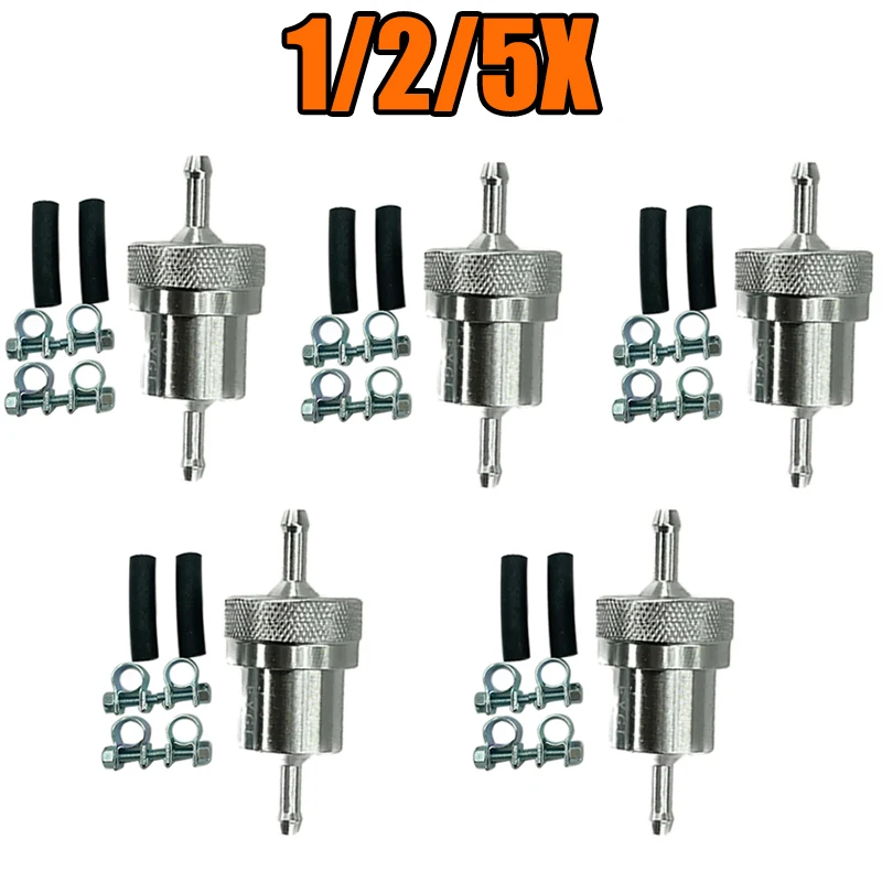 

Комплект из 1/2/5 алюминиевых фитингов для топливного фильтра-водоотделителя и соединительных шлангов с хомутами для автономных дизельных отопителей Webasto Eberspacher