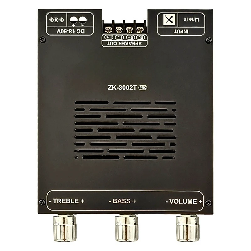 

3002TPRO Qualcomm QCC3034 Плата цифрового усилителя мощности Bluetooth 2,0 канала APTX без потерь 300 Вт + 300 Вт