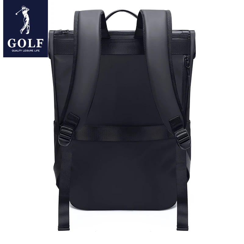 GOLF Men Backpack Expandable Man Business Backpack with Laptop iPad Compartment Waterproof 15 6 inch Black Stylish Back Pack Bag