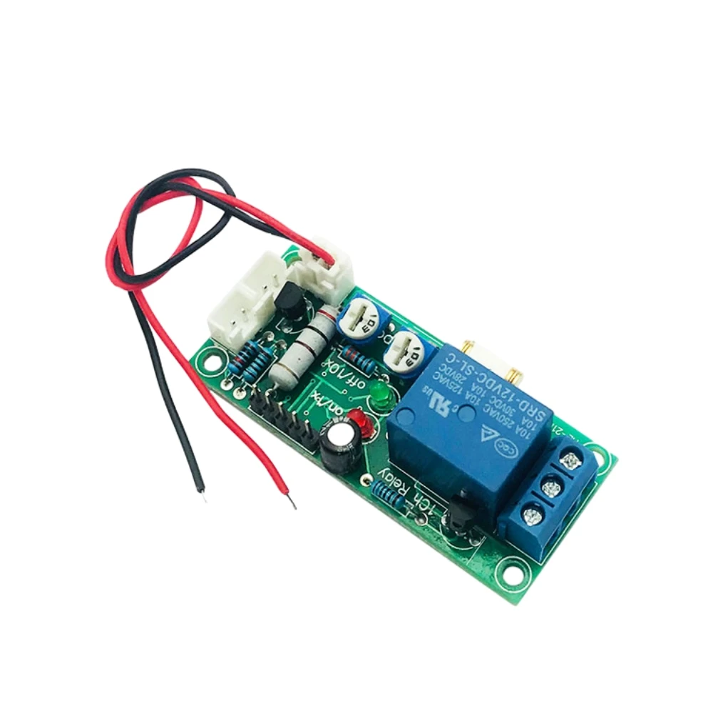 

Industrial Grade 12V Vibration Sensing Module Sensor Relay Switch High Sensitivity Delay Adjustable Vibration Relay