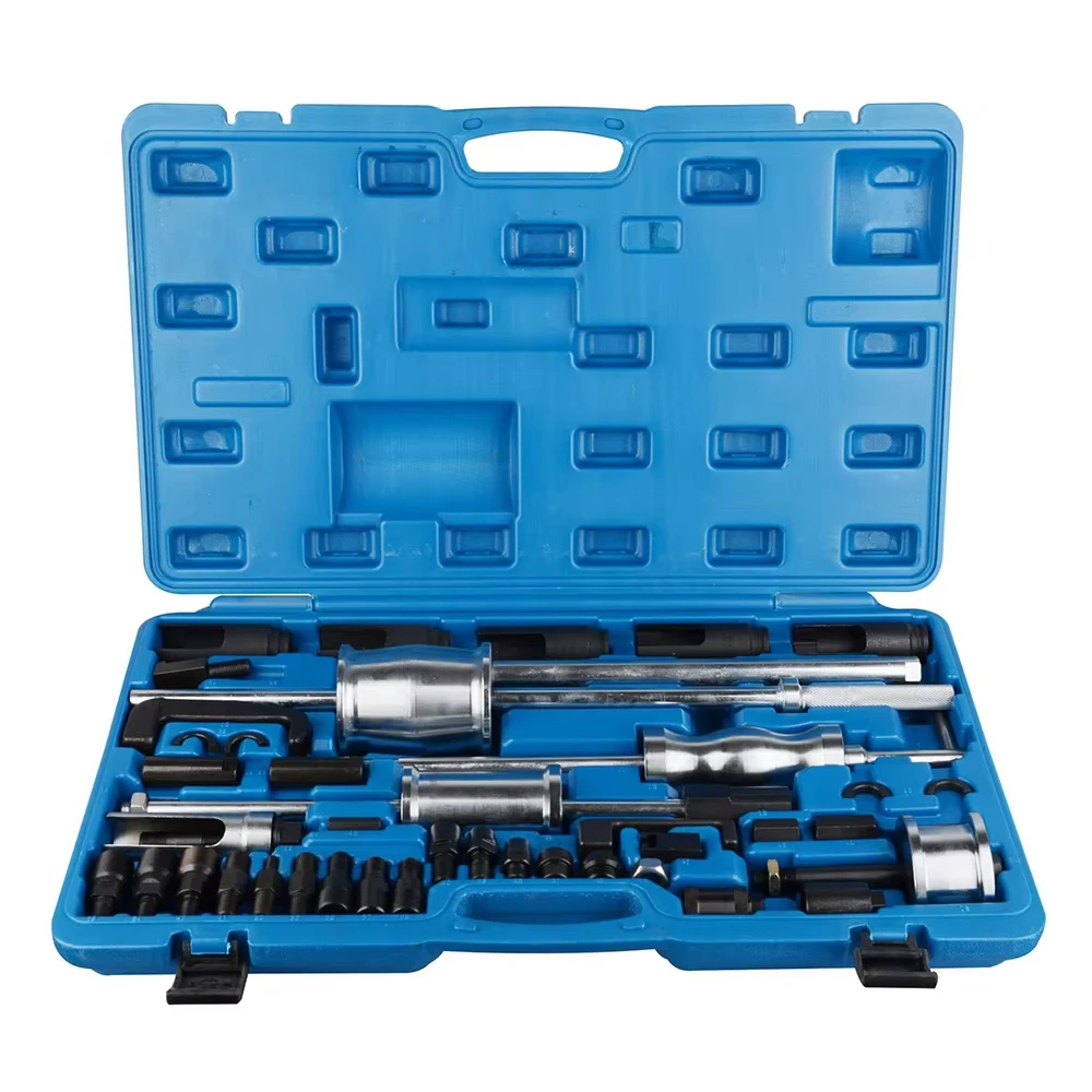 Professionele Diesel Injector Puller Extractor Tool Kit Diesel Nozzle Removal Set Slide Hammer Puller Set