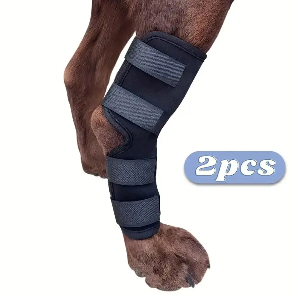 Black Dog Joint Bandages Wrap Breathable Doggy Supplies Dogs Recovery Orthodontic Band Adjustable Reusable