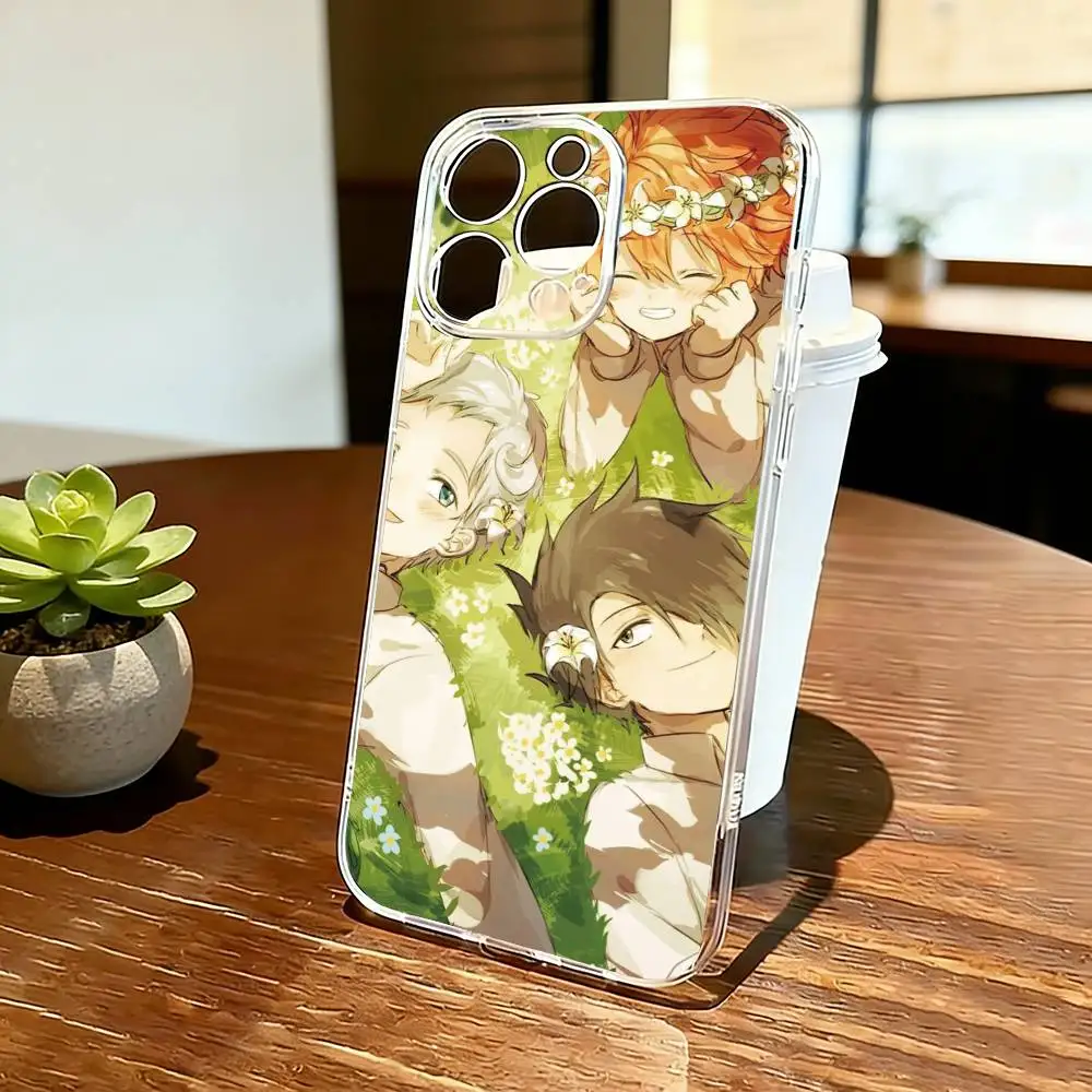 

The Promised Neverland Phone Case For iPhone 17 16 15 14 13 12 11 Mini Pro Max Plus Transparent Cover
