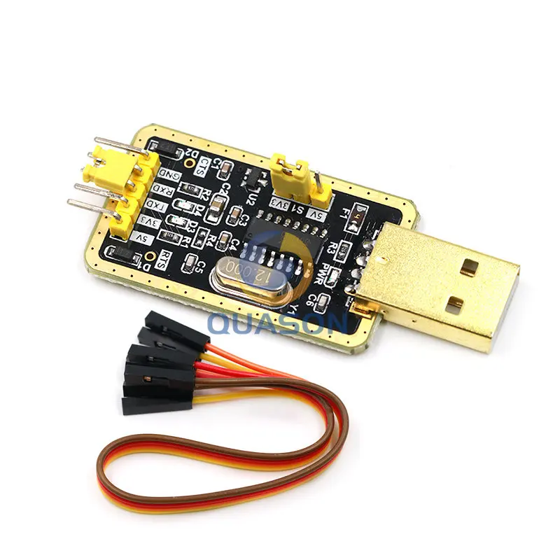 Módulo CH340 en lugar de PL2303 CH340G RS232 a TTL, módulo de actualización de puerto USB a serie en placa de nueve cepillos para arduino, Kit Diy