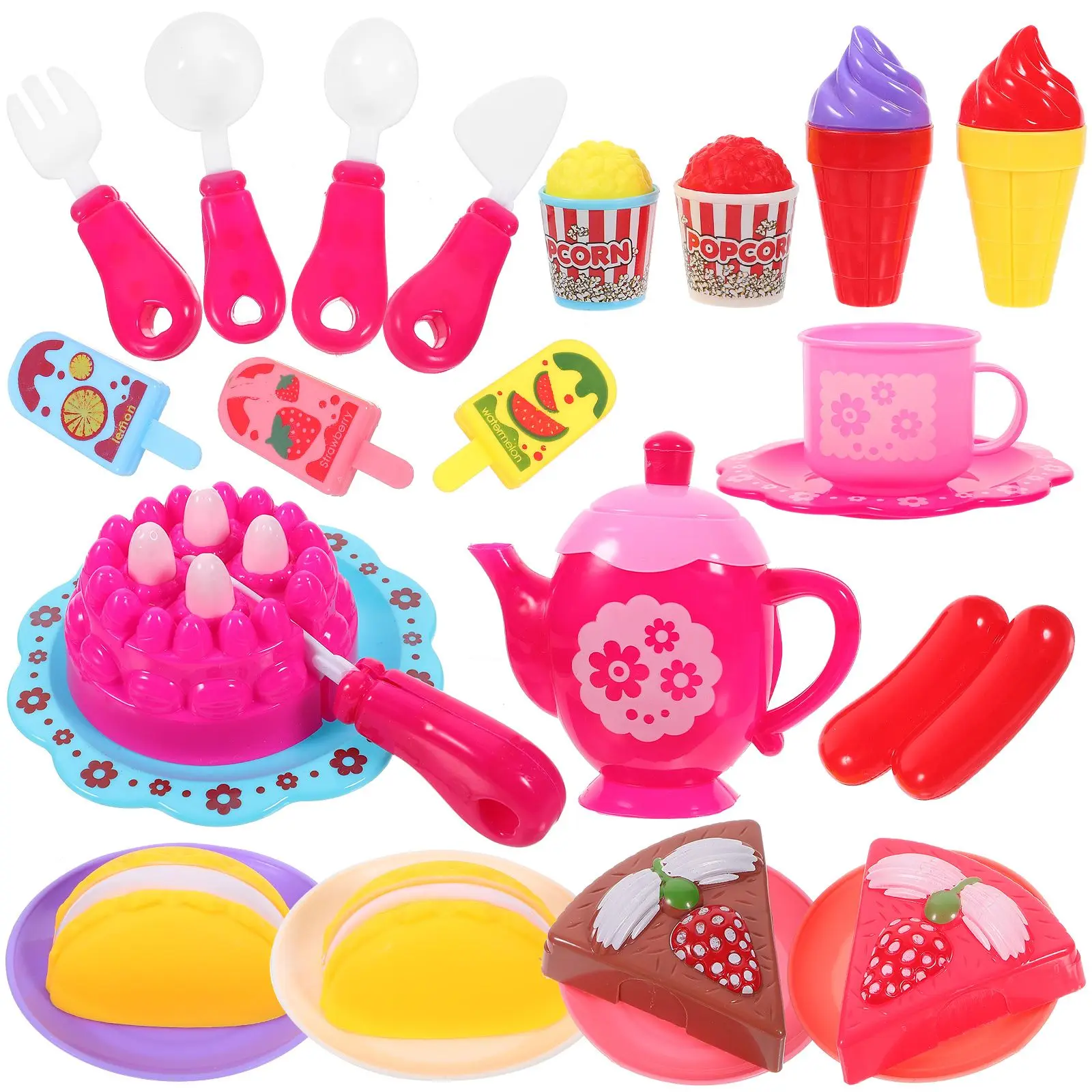Neue Simulation Tee-Set Spielzeug Kinder A32 Geburtstag Party Werkzeuge Spielen Haus Pretend Große Montiert Bord Sichere Premium Materialien Tragbare