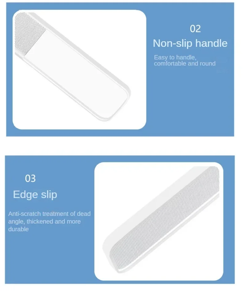 Transparente Nagelfeile, Nano-Glas-Nagelfeilen, professionelle Schleif- und Polierfeilen, Schleifgeräte, Maniküre-Kunstwerkzeuge, mit Box – Detail 8