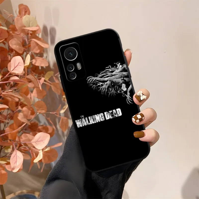 The Walking Dead Phone Case For Xiaomi 11 11T 13 11i 12 10T 10TPro 10 Pro Lite Ulltra MIX4 CIVI Funda Black Coque