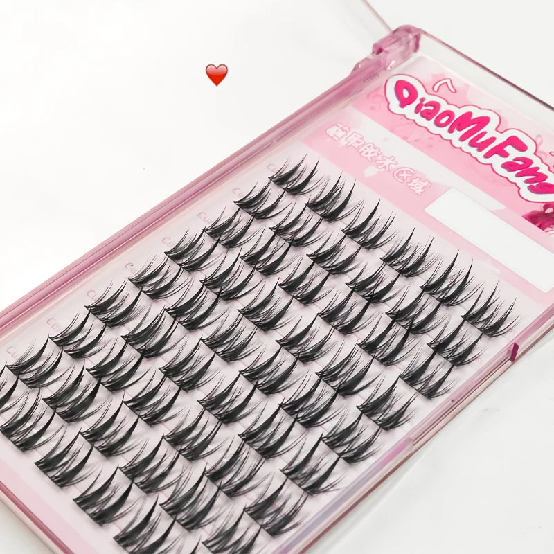 Manga Lashes Diy Natural Cluster Lashes Eyelash extension Volume Individual Lashes  Faux Mink Lashes