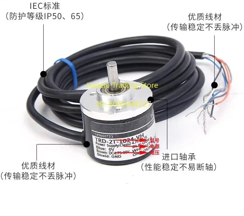 TRD-2T1000BF Rotary Sensor Decoder 600B/360BF/2000A/1024V