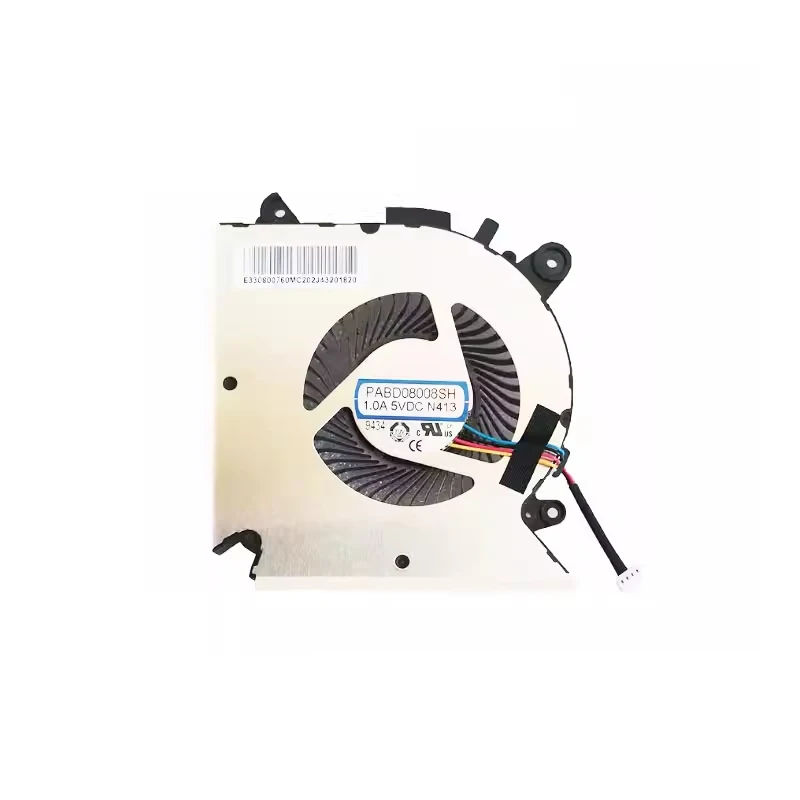 Replacement Laptop CPU Cooling Fan for MSI GF63 8RC MS-16R1 MS-16R2 PABD08008SH N413 E322500300A