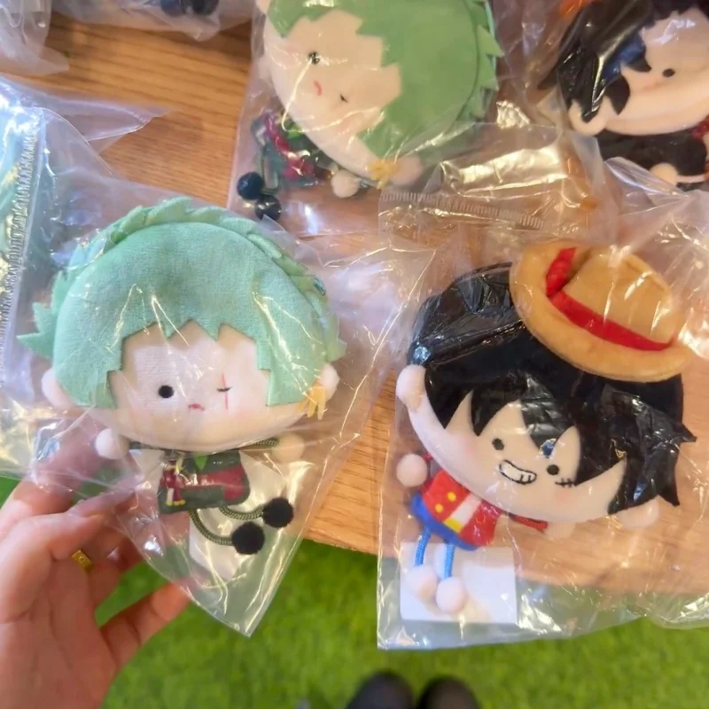 

Официальный мини-кошелек-брелок Bilibili в виде плюшевой фигурки Луффи из One Piece, милый кулон-сумочка для фанатов аниме One Piece