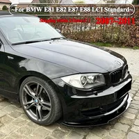For BMW 1 Series E81 E82 E87 E88 LCI Standard Model 2007-2011 Car Front Bumper Lip Splitter Spoiler Diffuser Body Kits Tuning