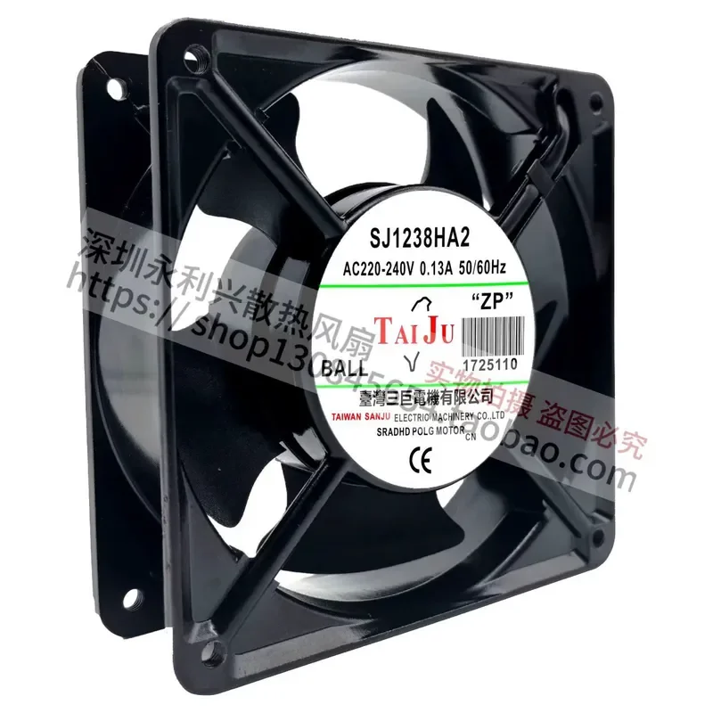 for SJ1238HA2 New Original Taiwan Sanju AC220V 120x38mm Bearing Cooling Fan for Equipment