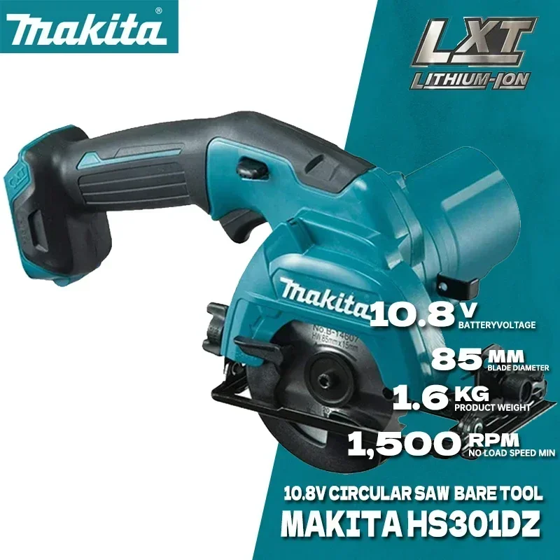 MAKITA HS301DZ Cordless Circular Saw 12V Max CXT 85mm Woodworking Cutting Saw Mini Cutting Machine Makita Power Tools