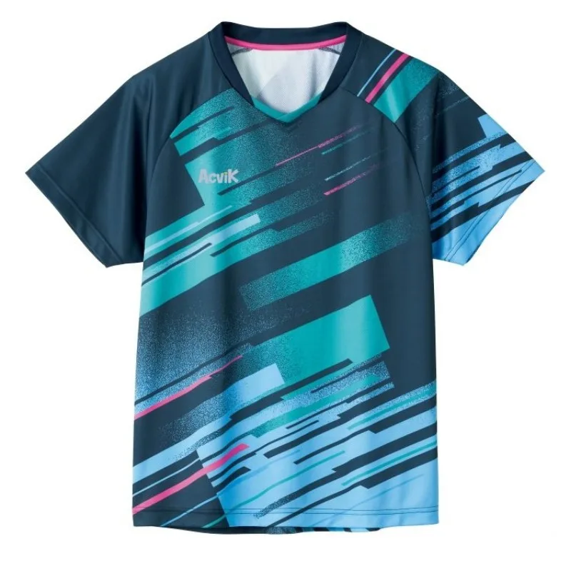 Uniforme de tenis de mesa Unisex, ropa deportiva de manga corta con absorción del sudor y secado rápido, novedad de 2024