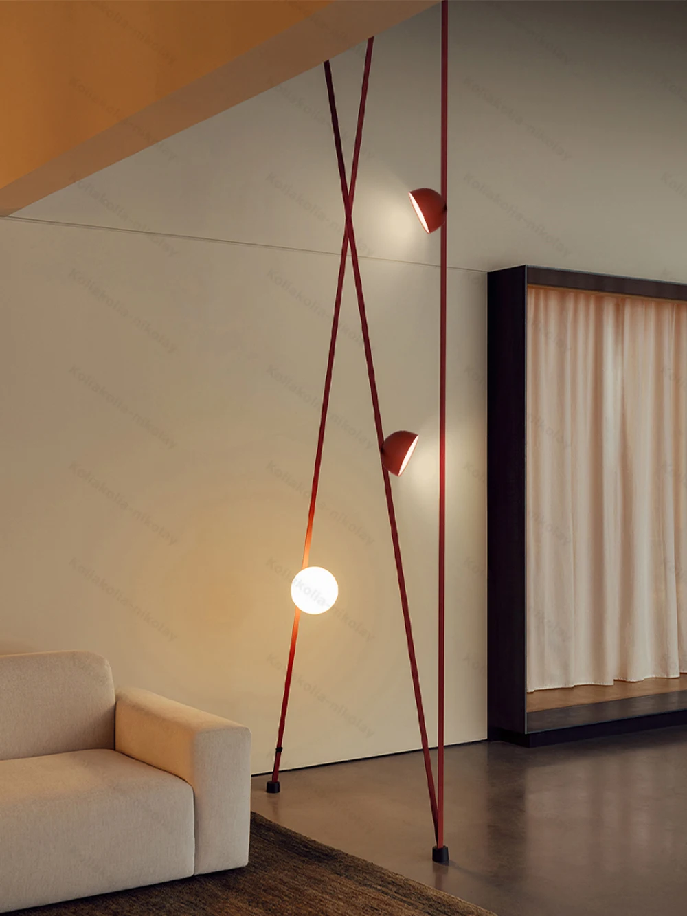 

2026 Early Spring Art Deco DIY Leather Textile Belt Dimmable LED Chandelier Hanging Lamp Lustre Para Sala Estar For Living Room