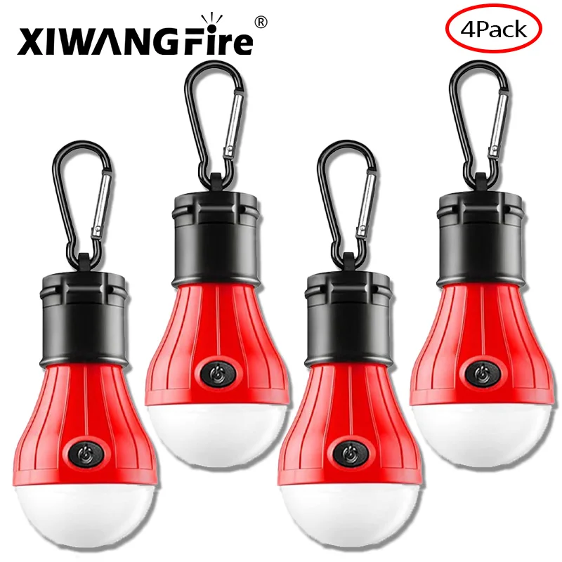 Camping Light Portable LED Tent Light Lantern Bulb Emergency Lights Tent Lamp Camping Accessories for Backpacking Hiking Camping