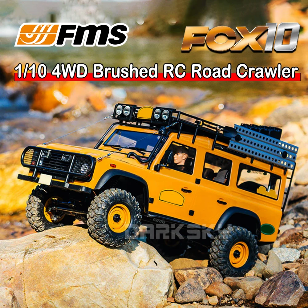

FMS FCX10 11043 11044 11045 D110 4WD Brushed RC Model Rock Crawler 1/10 Electric Remote Control Model Cars Adult Children's Toys