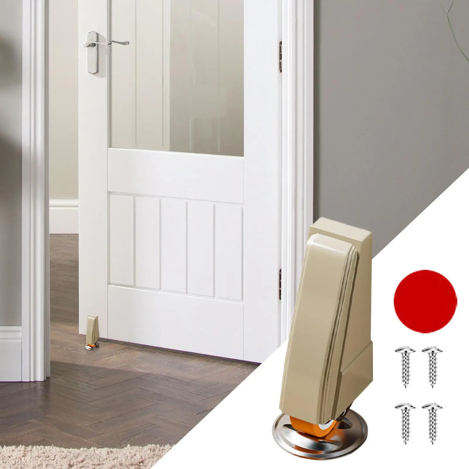 Sliding Door Support Roller Anti-Sag Silent Bottom Wheel For Cabinet & Gate, Heavy Duty Load-Bearing Hardware For Furniture