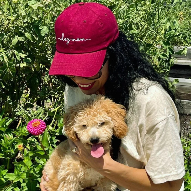 Men's and Women's Sports and Leisure New Fashionable Dog Mom Baseball Hat unisex Love Dog Gift