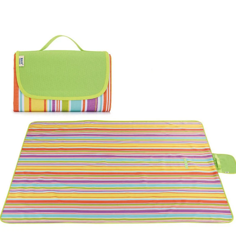 Waterproof Foldable Camping Mat Mattress 145x180/145x200/195x200cm Widen Picnic Mat Plaid Beach Blanket Baby Multiplayer Mat