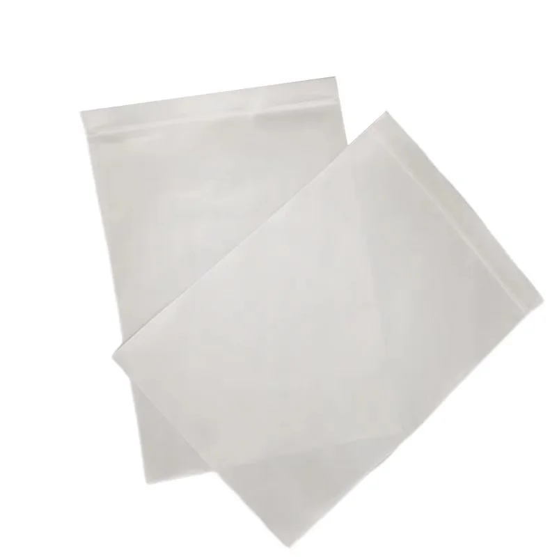 

ziplock bag 100pcs 12 wire clear Transparent Frosted plastic for storage packing books clothes shipping factory outlet custom