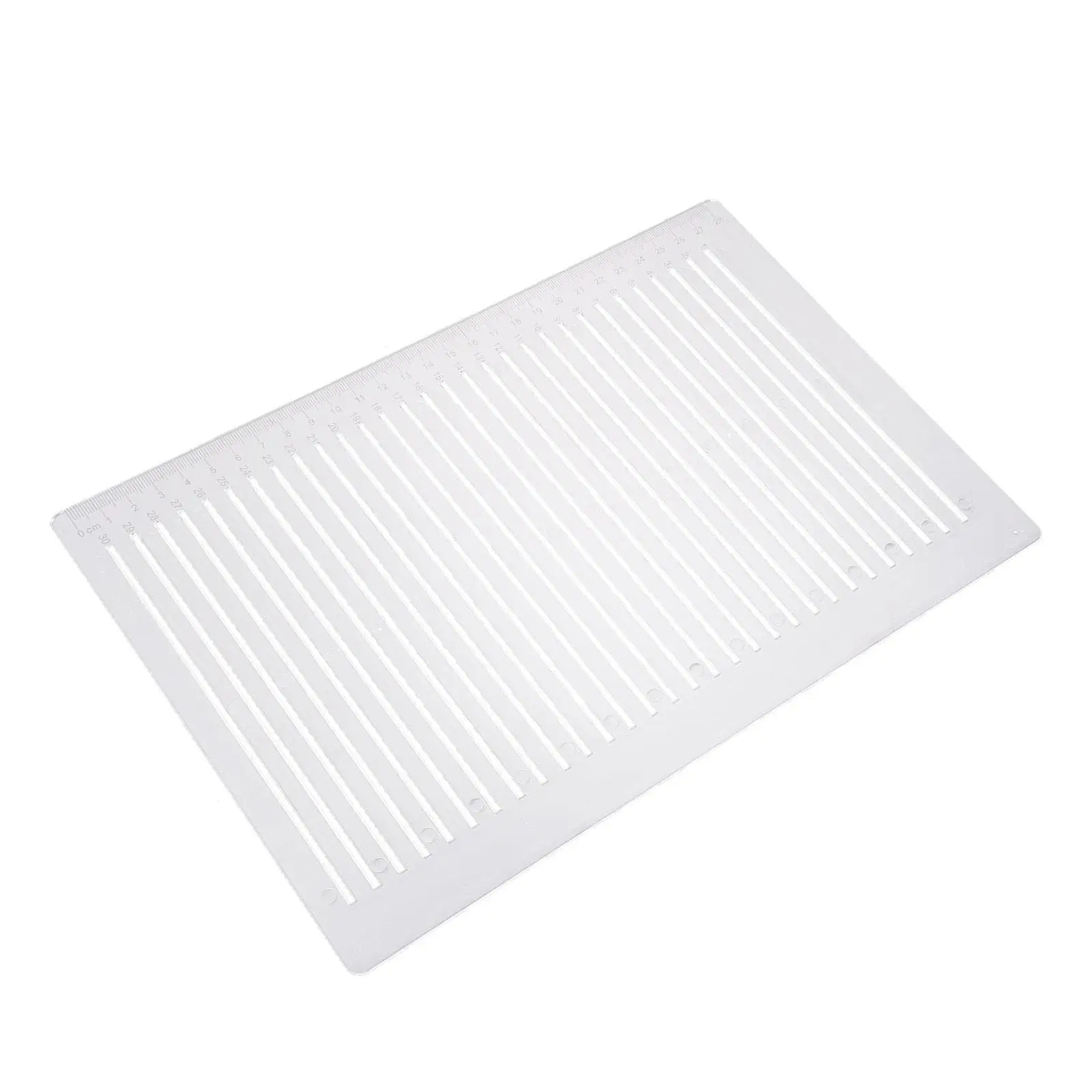 Plastic Transparent Line Drawing Ruler Measuring Rulers for Students School Supplies Exam Answering Horizontal Clear Practical