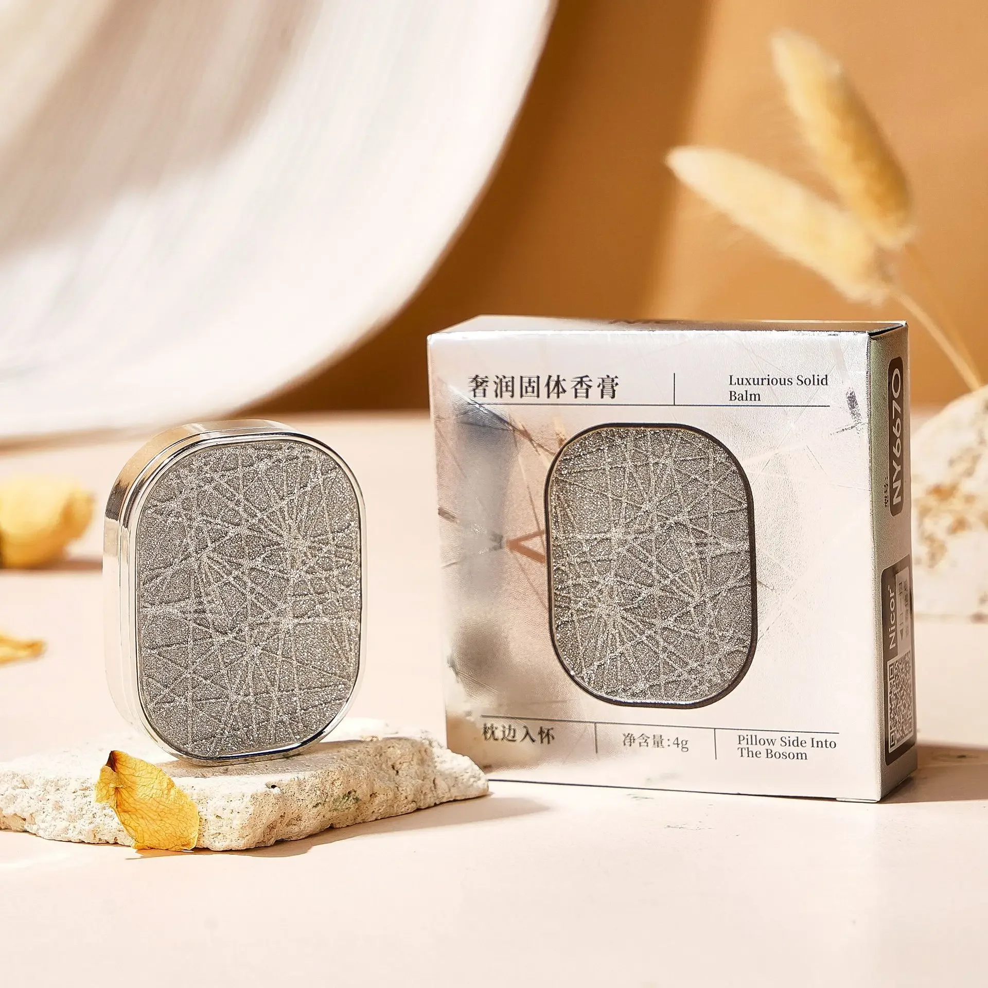 Perfume sólido para homens e mulheres, fragrância de flores frescas de longa duração, desodorante feminino, antitranspirantes, perfume sólido para senhora