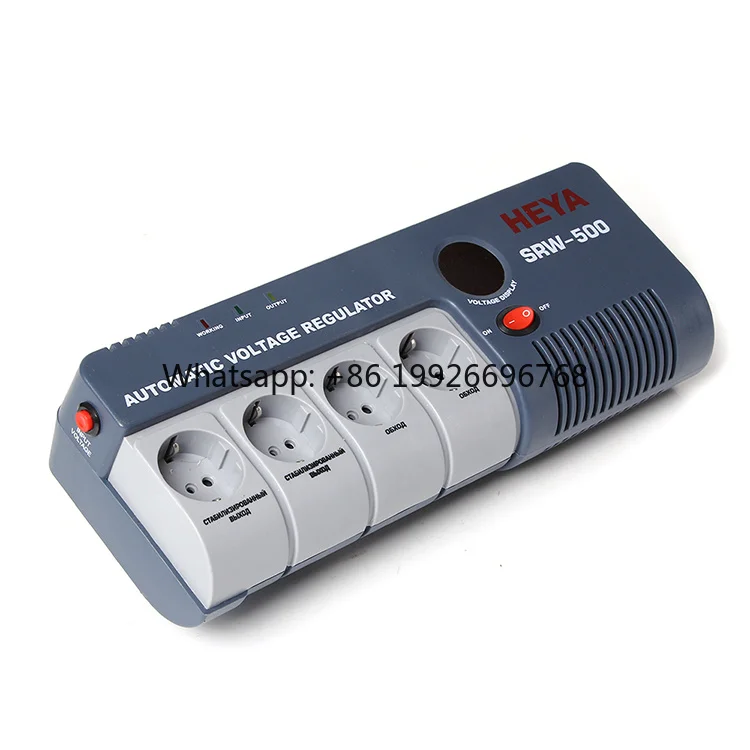 

Home Portable Socket Type 0.5kva Stabilizer 220v Positive Voltage Protector Regulator Convenient to Carry Estabilizador