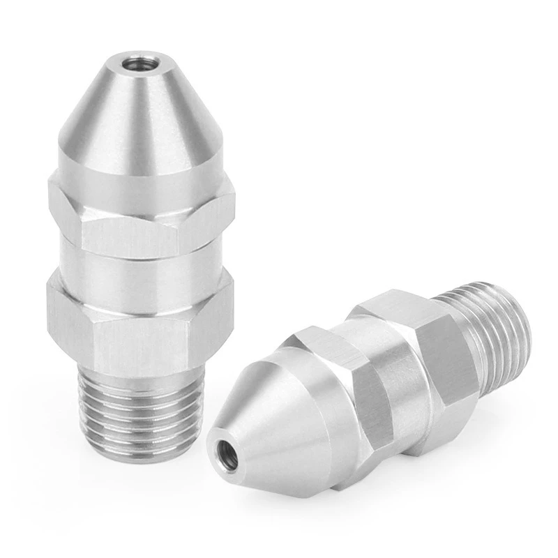 

BBG 15°/30° Narrow-Angle Solid Cone Nozzle Overheated Steam Cooling & Pipeline Jet Cleaning Head for High-pressure Car Wash