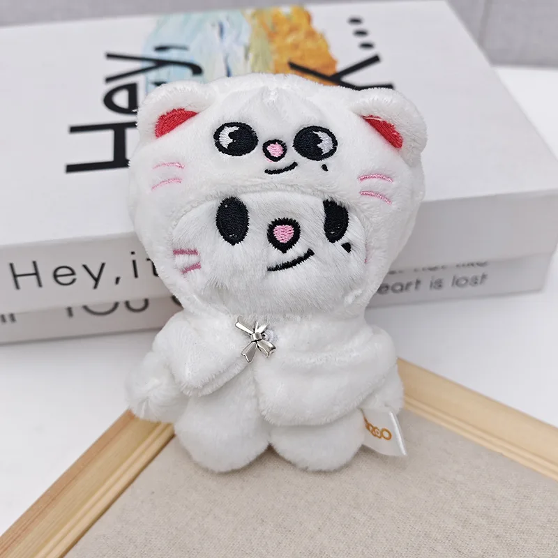 SKZOO Stray Kids keychain KPOP Plush Toy Doll TXT Cartoon Stuffed Plush Animal Rabbit Wolf Bear JYP Fans Leeknow Fang Can Gift