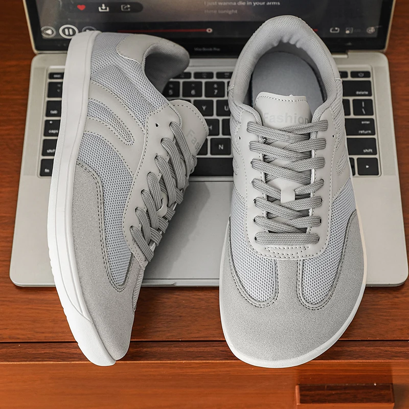 

Модные мужские и женские кроссовки унисекс с широким носком для активного отдыха, повседневные дышащие кеды без подошвы, минималистичные кроссовки для бега