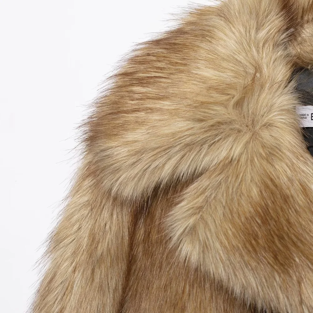 UNIZERA 2025 New Women's Wear Casual Fashion European and American Style Design Touching Fur Effect Short Coat