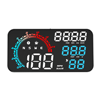High Quality Universal GPS Gauge Blue Led Display  Head up Display HUD G11 USB Connector Gps Speedometer for All Car