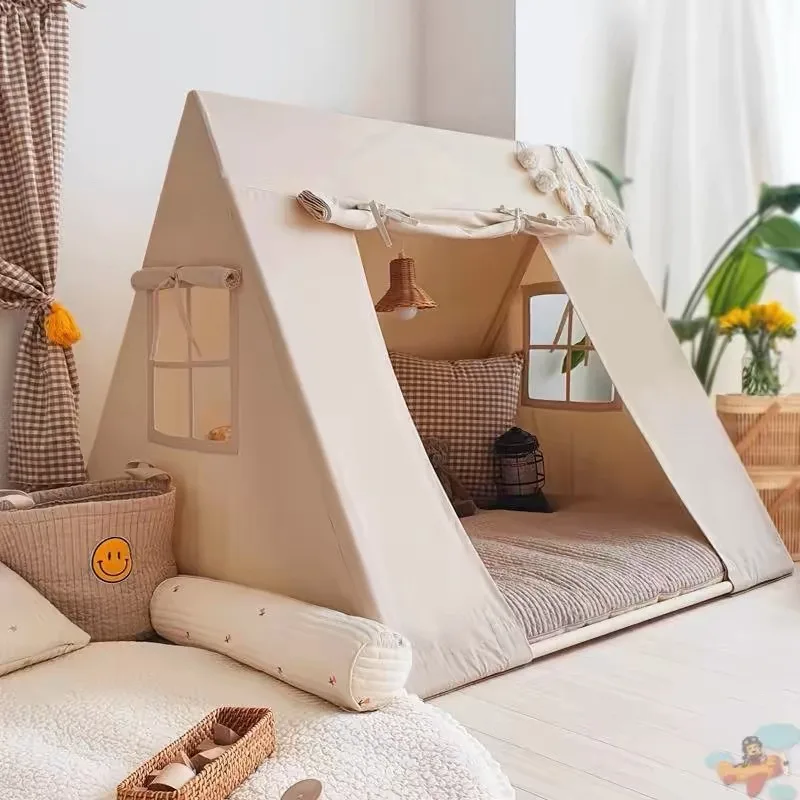 Tree house bed tent bed, indoor game house princess sleeping bed boy baby toy house separate bed independent station