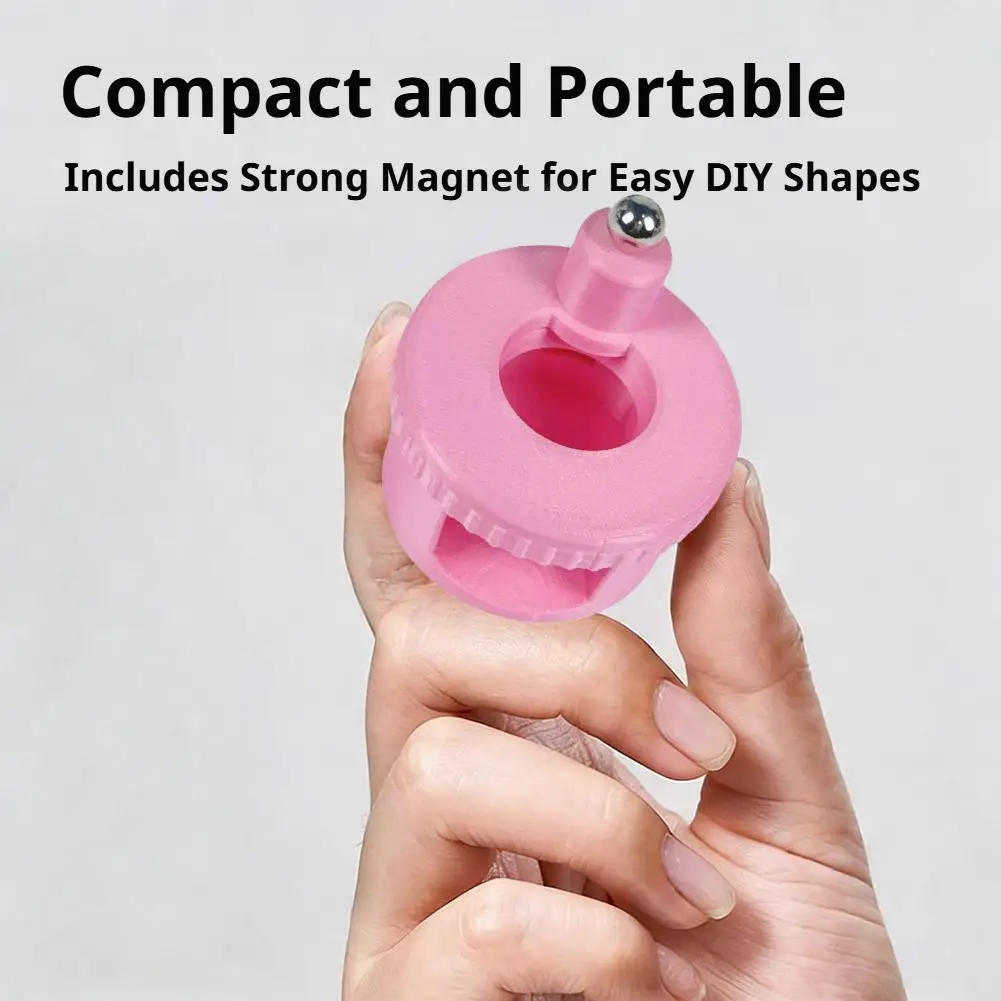 Professional Rotating Cat Eye Magnet for Magnetic Gel Polish Universal Wide Light & Glass Bead Effect DIY Nail Art Manicure Tool