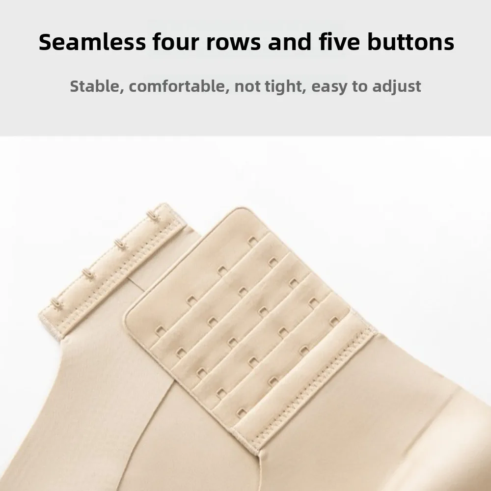 ملابس داخلية حمالة صدر لاسلكية كبيرة من الحرير الجليدي، ملابس داخلية كبيرة الحجم للنساء، ملابس داخلية رفيعة بدون خياطة، حمالة صدر داعمة للفتيات #3