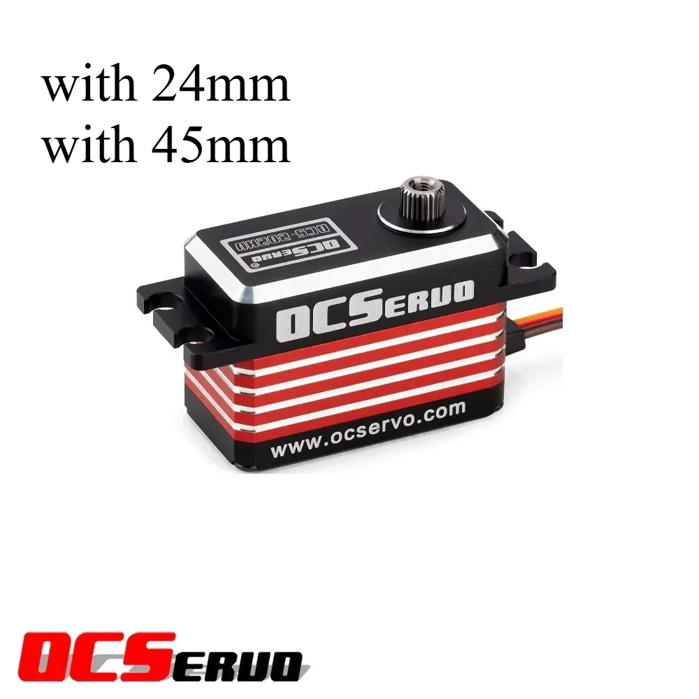 Low Profile High Speed OCS-202HV 8.4V 0.07Sec 20kg.cm Coreless Steel Gears Servo/Hight Voltage BL Servo