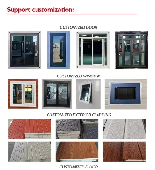 Contenedor doméstico pequeño prefabricado, casa de madera móvil Modular, casa prefabricada expandible para aplicaciones de villas de hoteles