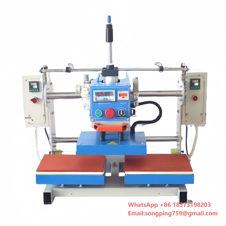 

IndustrialGrade DualStation Hydraulic Press Perfect for LargeScale Heat Transfer