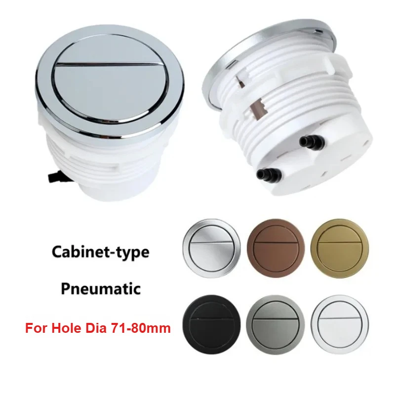 Bouton de chasse d'eau pneumatique de type air, double bouton de chasse d'eau pour vannes de vidange Geberit, réservoirs encastrés, plusieurs couleurs