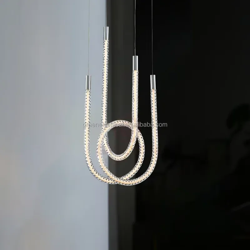 Modern Small Classic Golden LED Restaurant Chandelier Bar Kitchen Lighting Hanging Pendant Lights for Home Dining