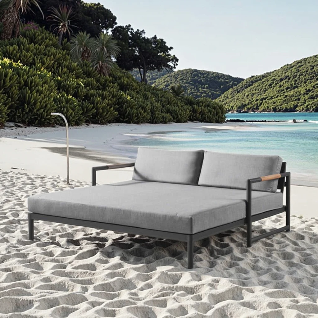 Kursi Santai Aluminium Tepi Ko - Outdoor Furniture For Sale ulasan dan harga