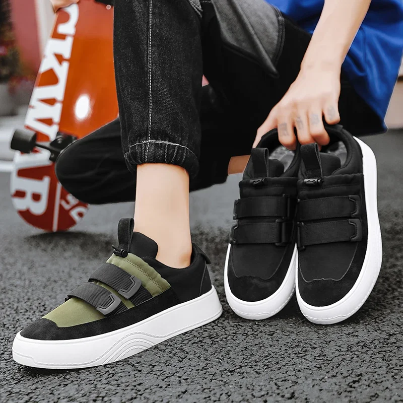 Heren Casual Sneaker Platte Hak Jeugd Trendplatform Verhoogde Slijtvaste All-Match Comfortabele Lente En Herfst Hoofddruk