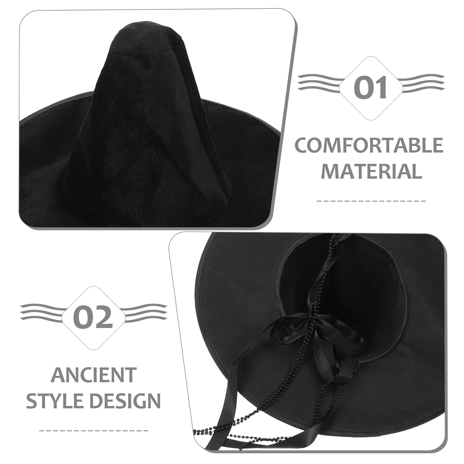 명나라 무대용 모자 장식 의상 한복 액세서리 남성용 고대 모자 중국 스타일 오페라 플랫 탑 신상품 2026