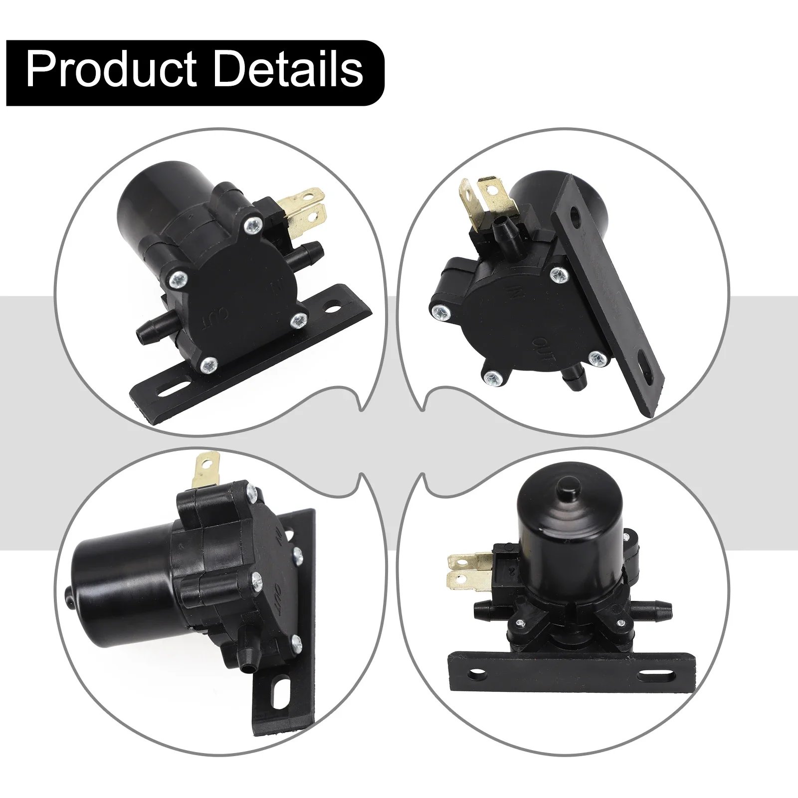 

Black Cleaning Pump Practical Vans Buses Suitable For Cars Trucks CAR VAN WASHER WINDSCREEN CAR PUMP TRUCK VAN